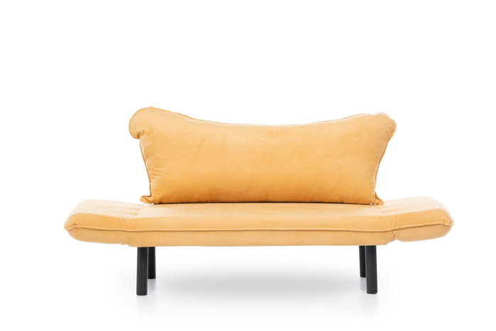 Atelier Del Sofa Chatto - Sofá-Cama de 2 Plazas Amarillo Mostaza
